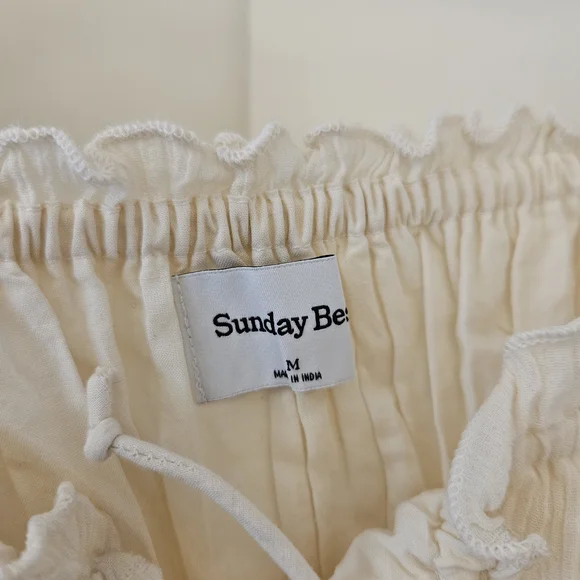 Sunday Best Cream Ruffle Top - Picture 3 of 3